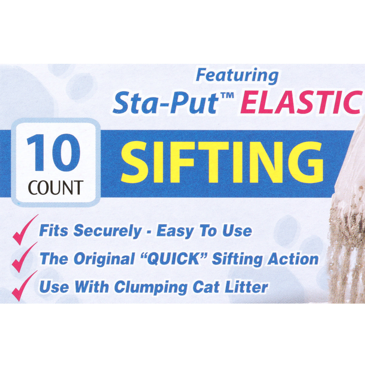 Alfa Pet Sta-Put Elastic Sifting Cat Pan Liners for Easy Cleaning — product image 6