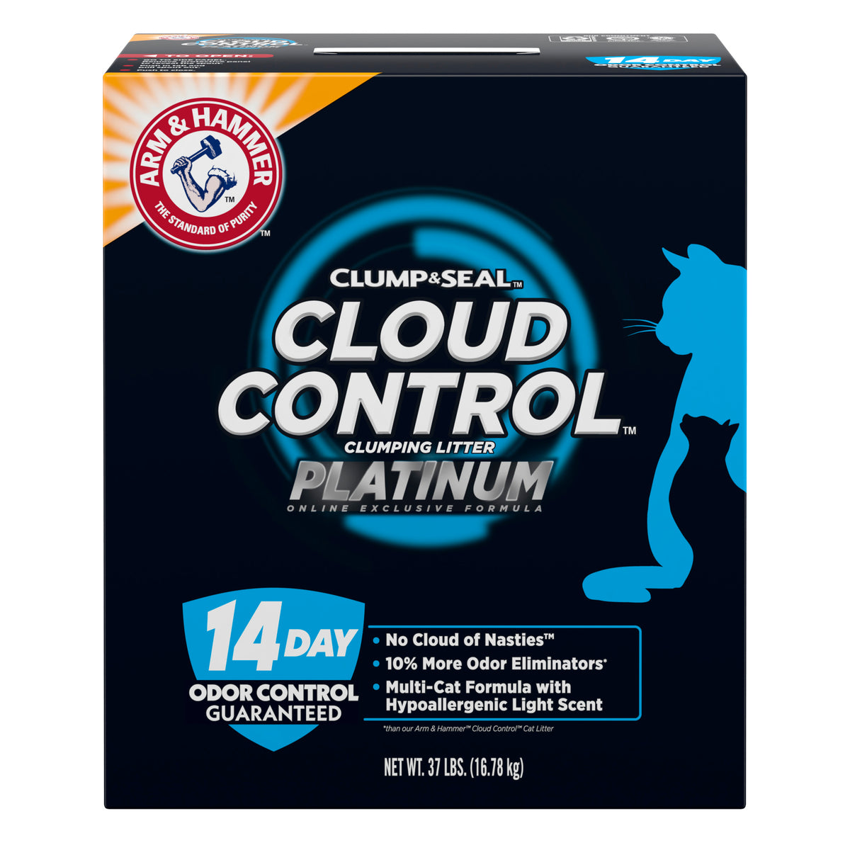 ARM & HAMMER Cloud Control Platinum Clumping Cat Litter, 37 lb — product image 11