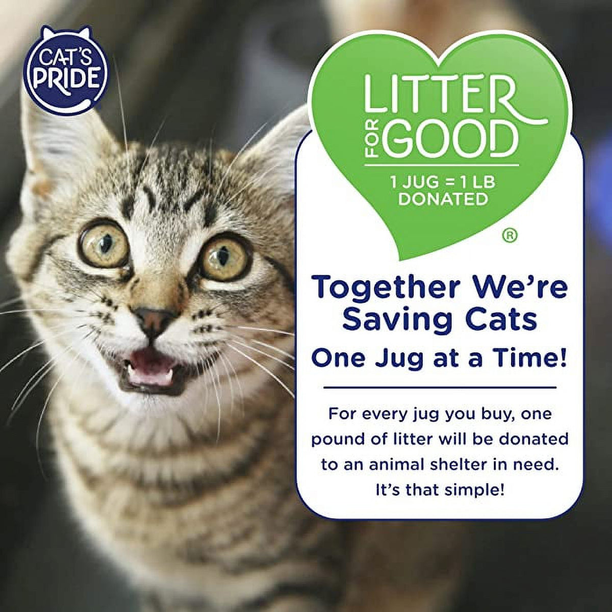 Cat's Pride Total Odor Control Scented Cat Litter 24lb Bag — product image 7