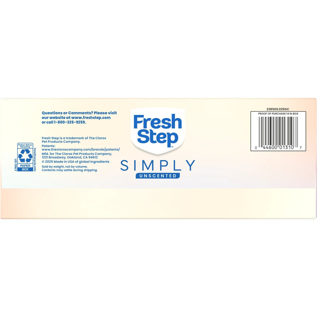 Fresh Step Simply Multi-Cat Clumping Cat Litter, Unscented, 14 lb Box — product image 17