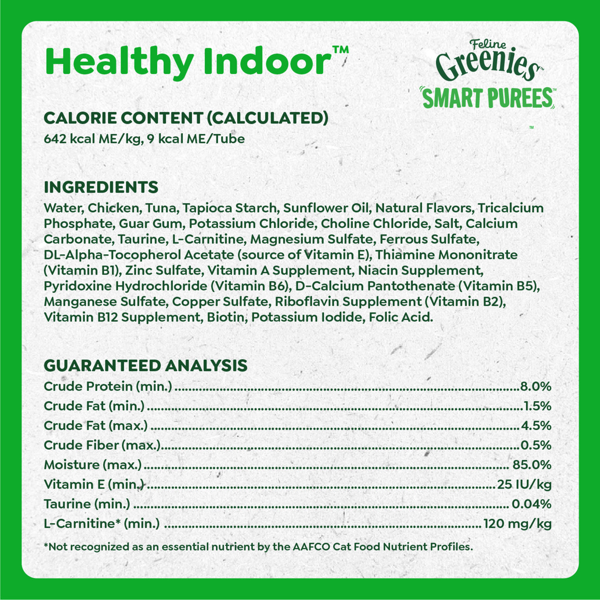 Greenies Feline Smart Purees Chicken Healthy Indoor Lickable Cat Treats, 0.49 oz Tubes (20 Count) — product image 6