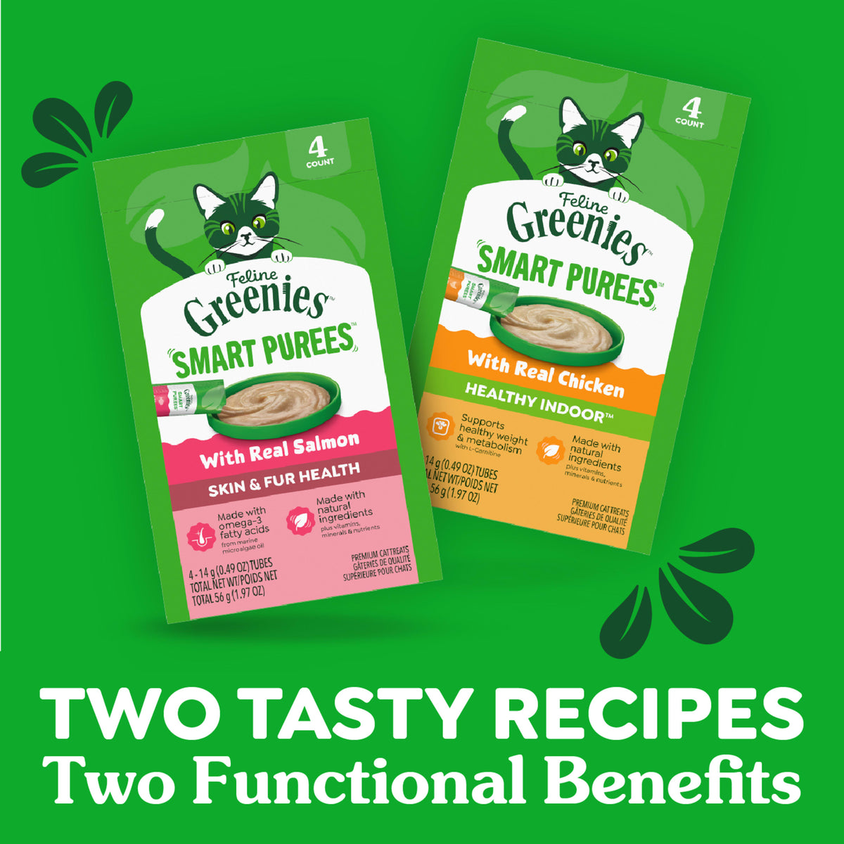 Greenies Puree Indoor Cat Treats Chicken Flavor 4 Count — product image 7