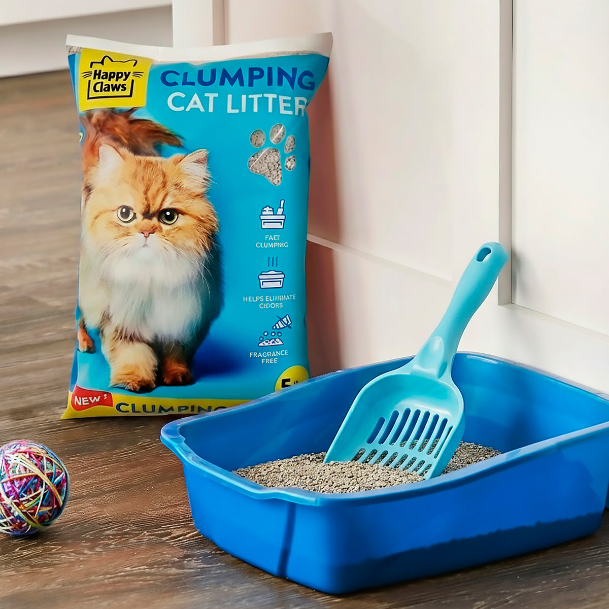 Happy Claws 5lb Natural Clumping Cat Litter — product image 5