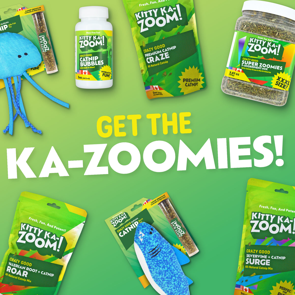 Kitty Ka-Zoom Catnip and Silvervine Compressed Catnip Rollers, Interactive Catnip, High Potency Hand Harvested Catnip — product image 7