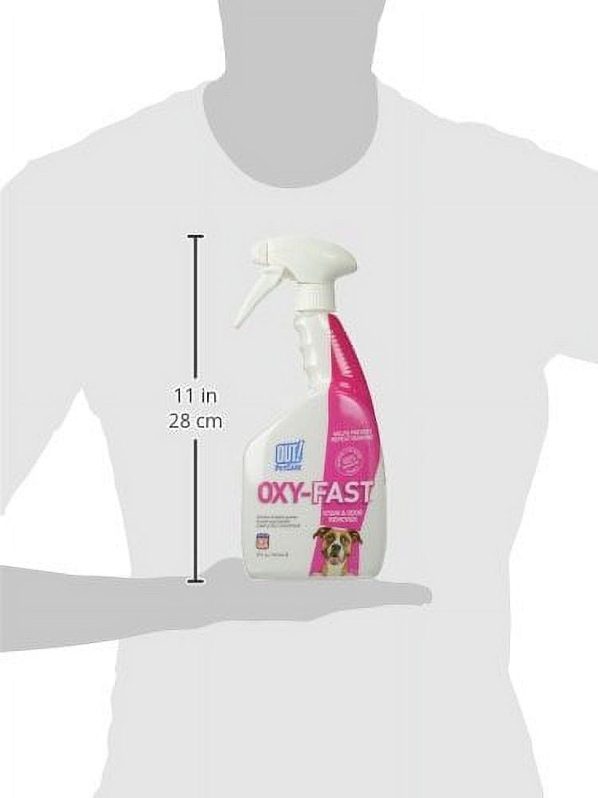 OUT! Oxygen Activated Pet Stain & Odor Remover for Dogs - Fresh Scent - 32oz. — product image 3