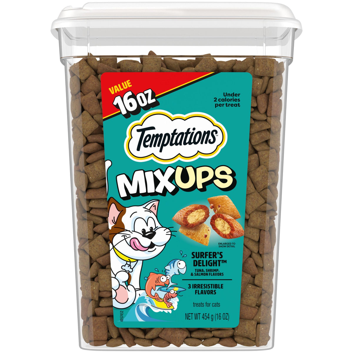 Temptations Cat Treats, Chicken, Catnip & Seafood, 16 oz, 3-pack — product image 4