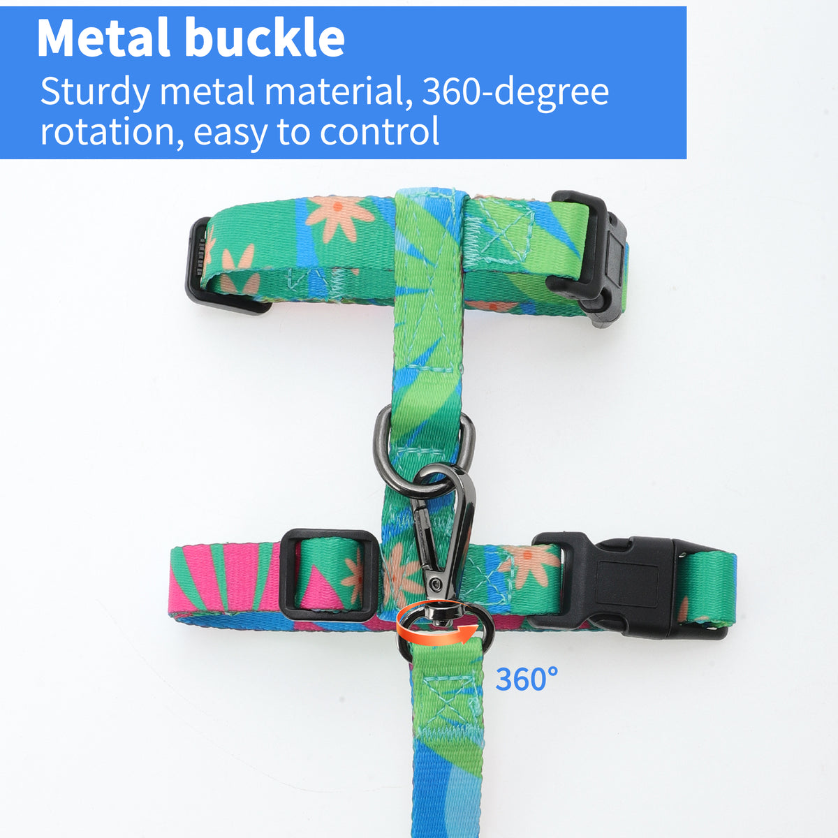 Unique Bargains Cat Harness and Leash Set Escape Proof for Cats Green — product image 7