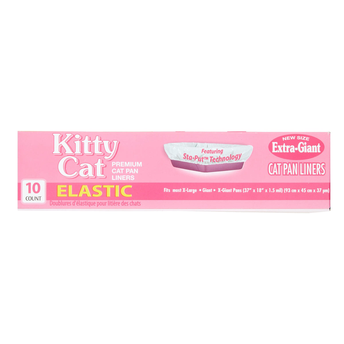 (2 pack) Alfapet, Kitty Cat Elastic Litter Box Liners, 10 Count — product image 4