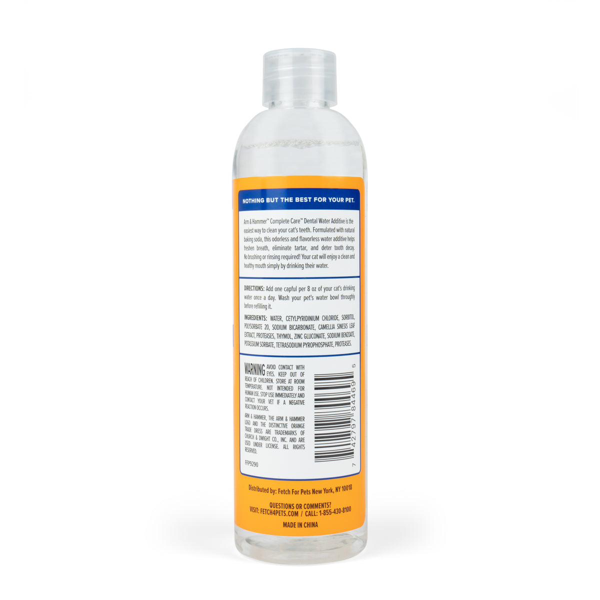 (2 pack) Arm & Hammer Complete Care Dental Water Additive for Cats, 8 fl oz — product image 3