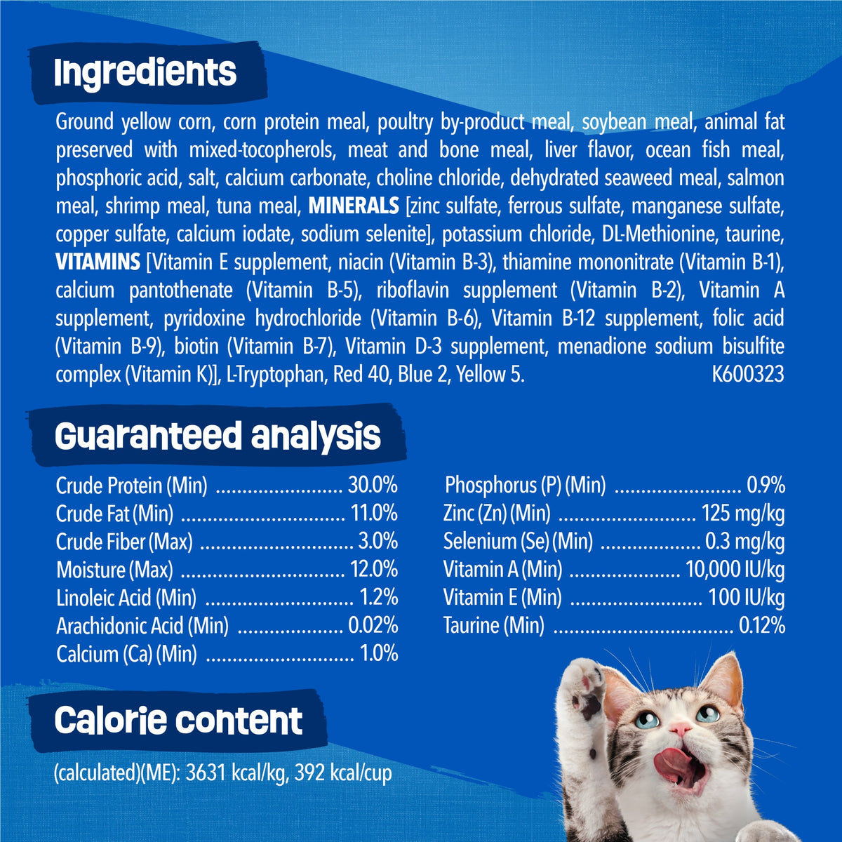 (2 pack) Purina Friskies Dry Cat Food Seafood Sensations with Salmon, Tuna, and Shrimp Flavors, 3.15 lb Bag — product image 7