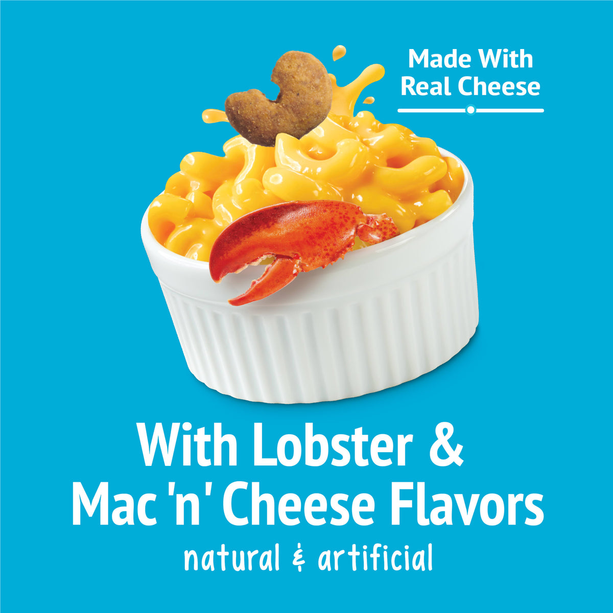(2 pack) Purina Friskies Party Mix Lobster and Mac 'N' Cheese Flavor Treats for Cats, 6 oz Bag, 6 Pack — product image 5