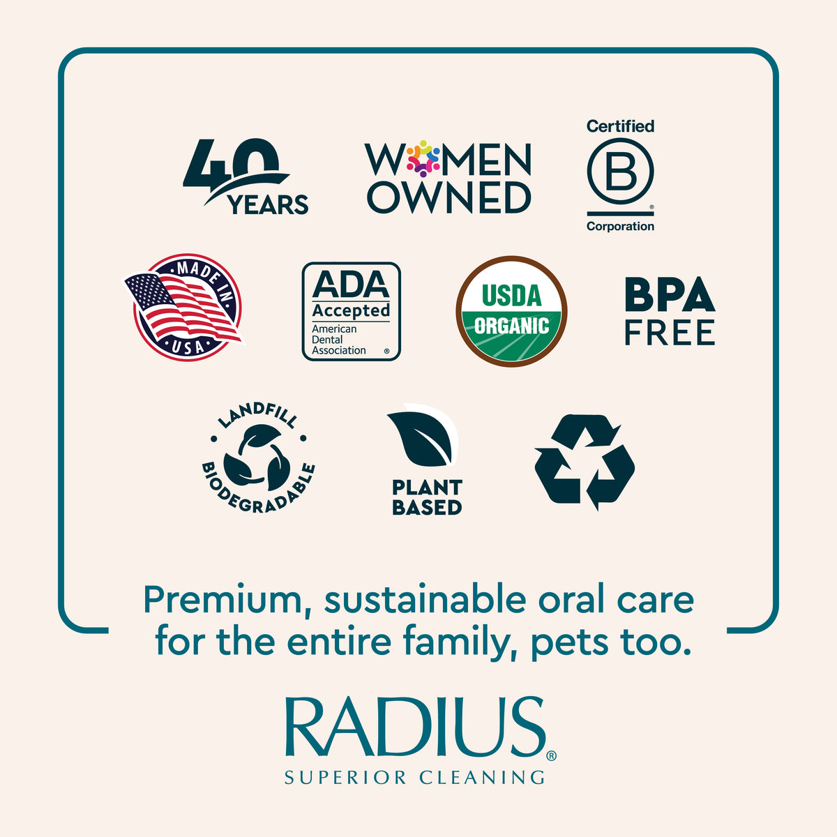 (2 pack) RADIUS Probiotic Dental Care Water Additive, Clean and Protect Teeth, 4 oz Recycled Bottle, for Dogs and Cats — product image 7