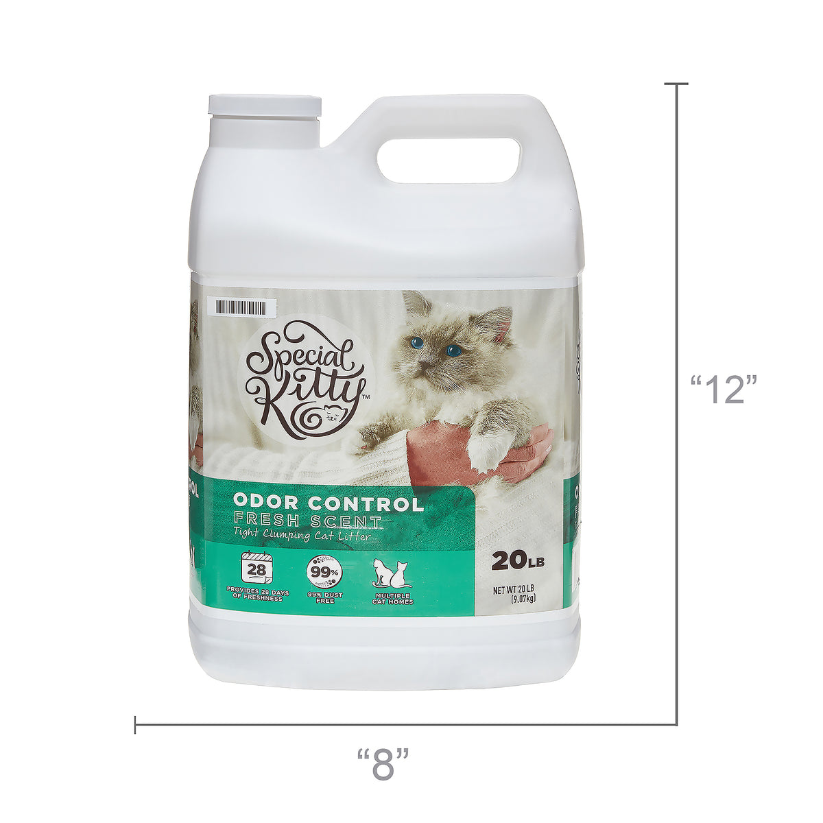 (2 pack) Special Kitty Tight Clumping Clay Cat Litter, Fresh Scent, 20 lb Jug, 1 Count — product image 7