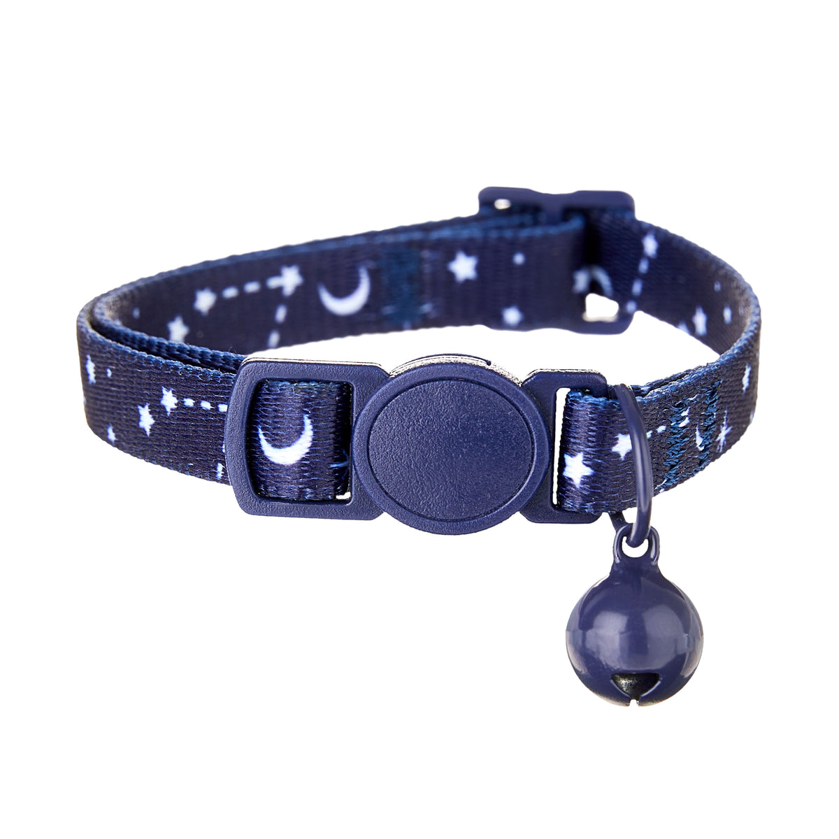 (3 pack) (3 pack) Vibrant Life Break-Away Adjustable Cat Collar, Blue Celestial, One Size — product image 2