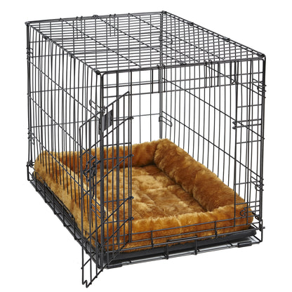 (3 pack) MidWest QuietTime Pet Bed & Dog Crate Mat, Cinnamon, 22" — product image 3