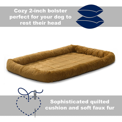 (3 pack) MidWest QuietTime Pet Bed & Dog Crate Mat, Cinnamon, 22" — product image 5