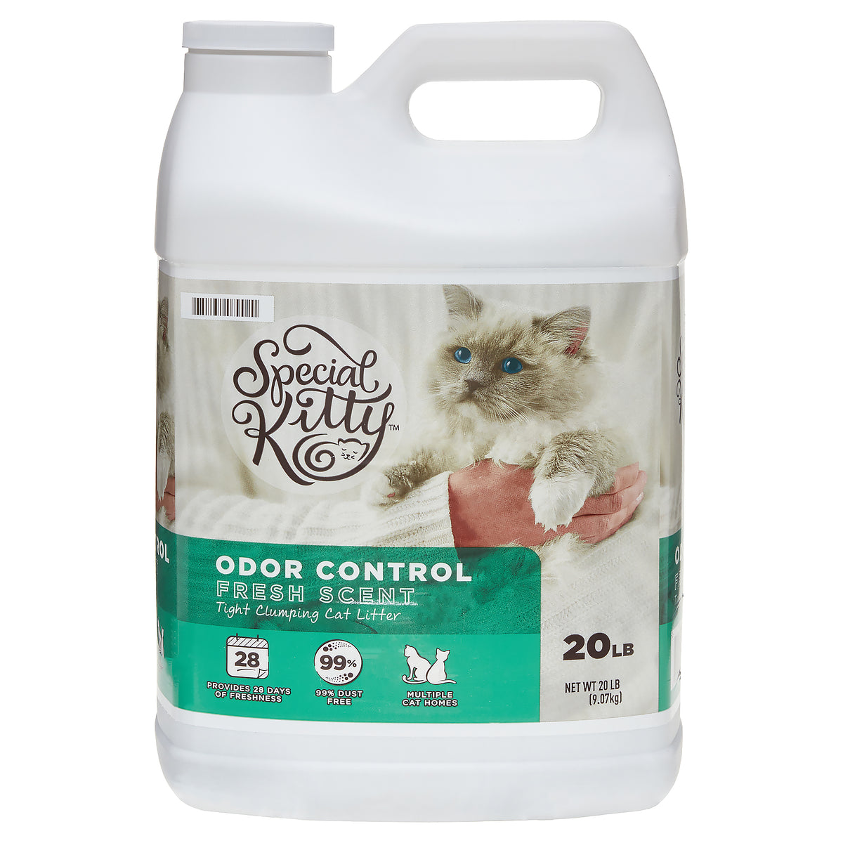 (3 pack) Special Kitty Tight Clumping Clay Cat Litter, Fresh Scent, 20 lb Jug, 1 Count — product image 2
