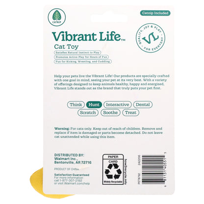 (3 pack) Vibrant Life Catnip Banana Cat Toy — product image 9