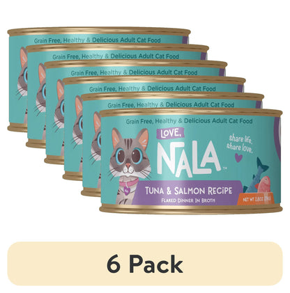 Love, Nala Tuna & Salmon — pictured set contents