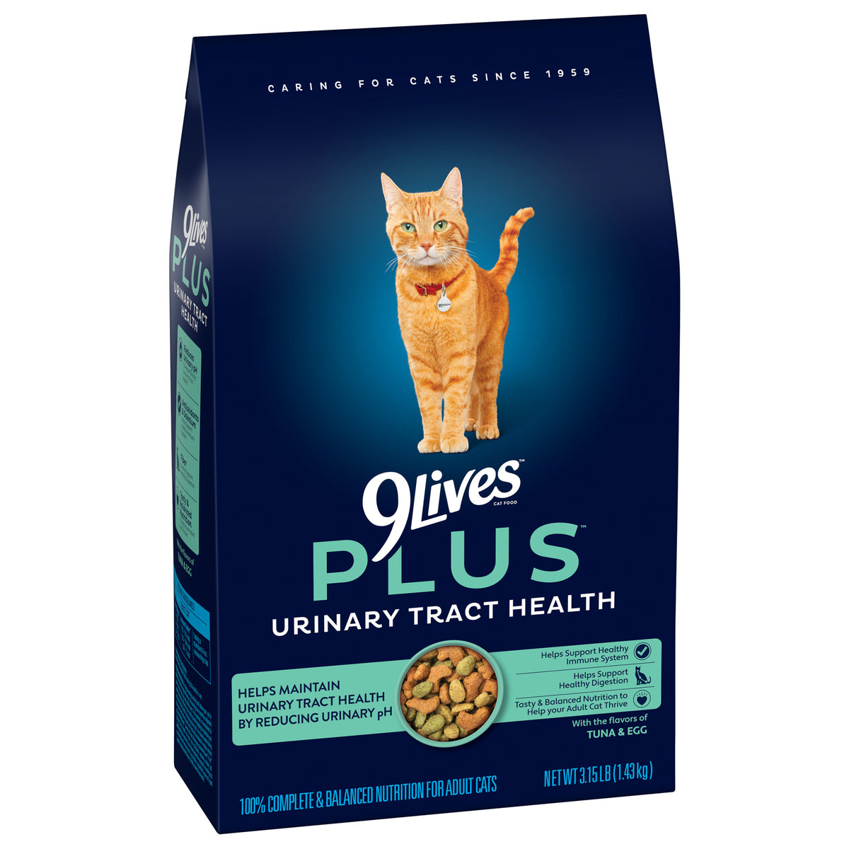 9Lives PLUS Urinary Tract Health Dry Cat Food, 3.15 lb. Bag — product image 10