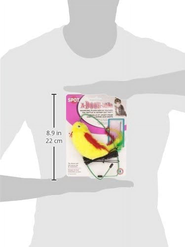 A-door-able Bouncing Feather Bird Cat Toy — product image 6