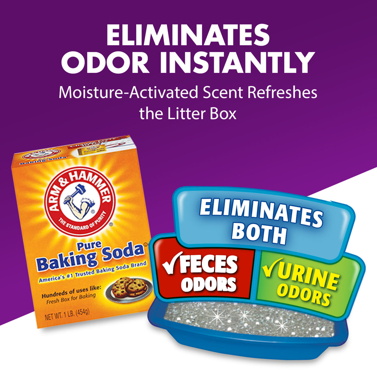 ARM & HAMMER Cat Litter Deodorizer Double Duty, 42.6OZ — product image 3