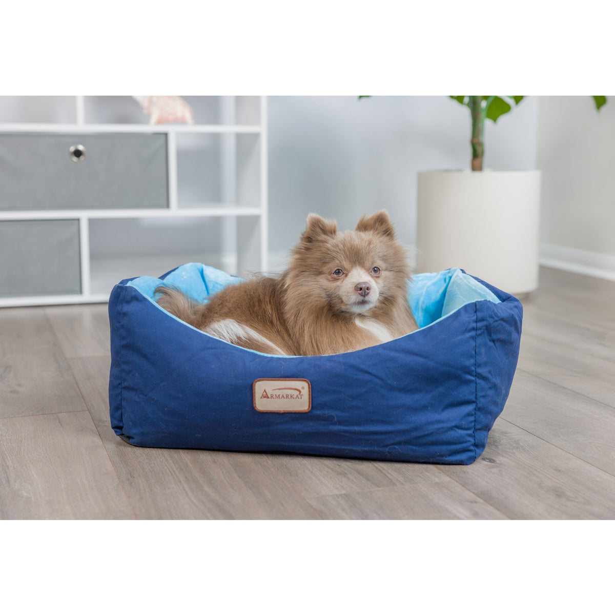 Armarkat Pet Bed 18-Inch Long C09HSL/TL, Blue — product image 4