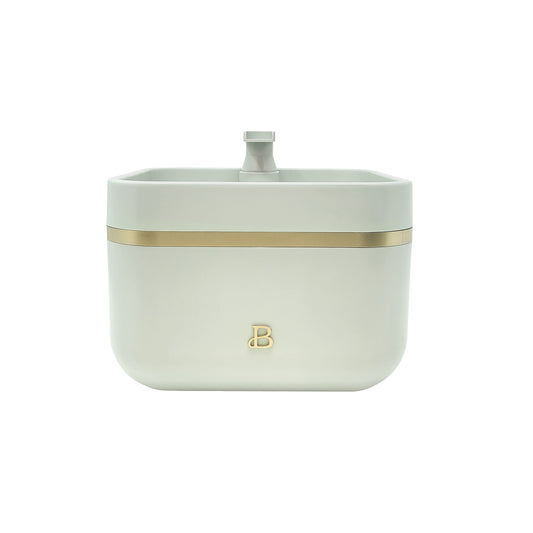 Beautiful Pet Water Fountain with Removable Faucet, 3.8 L, Sage by Drew Barrymore