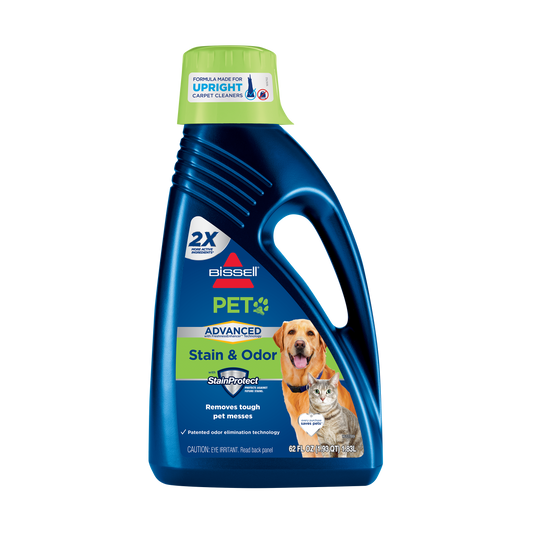 BISSELL Pet Stain Odor Remover and Carpet Solution, 62 Fluid Ounces 88N2