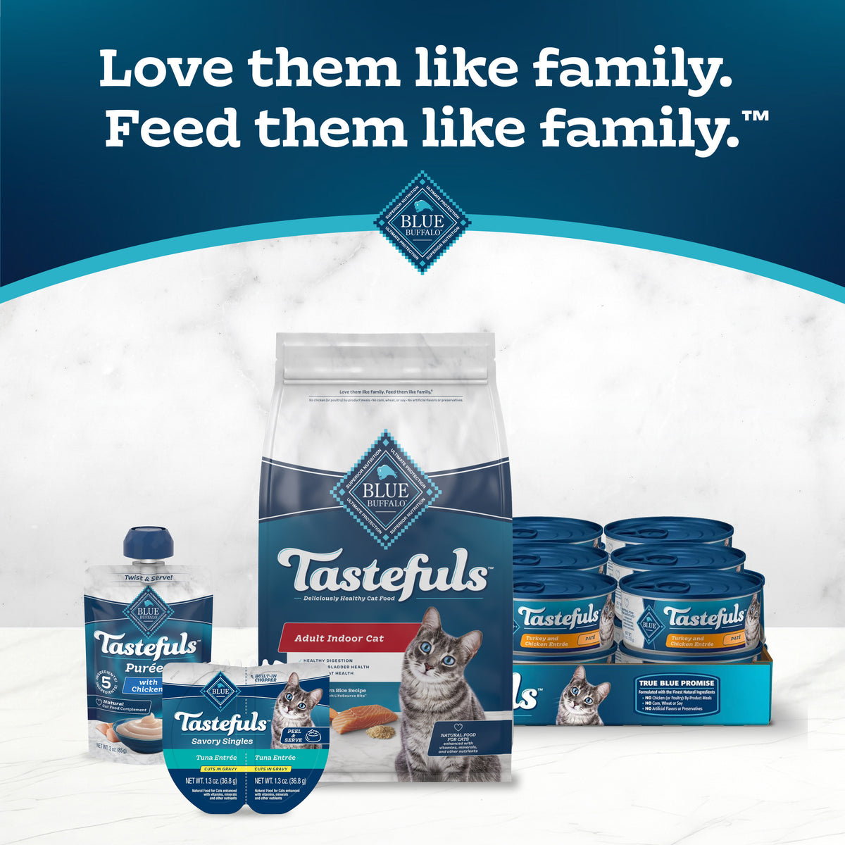 Blue Buffalo Tastefuls Dry Food, Adult Indoor Cat, Salmon and Brown Rice, 5-lb. Bag — product image 9