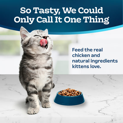 Blue Buffalo Tastefuls Natural Kitten Dry Cat Food, Chicken and Brown Rice Recipe, 5-lb. Bag — product image 3