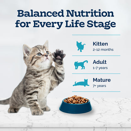 Blue Buffalo Tastefuls Natural Kitten Dry Cat Food, Chicken and Brown Rice Recipe, 5-lb. Bag — product image 8