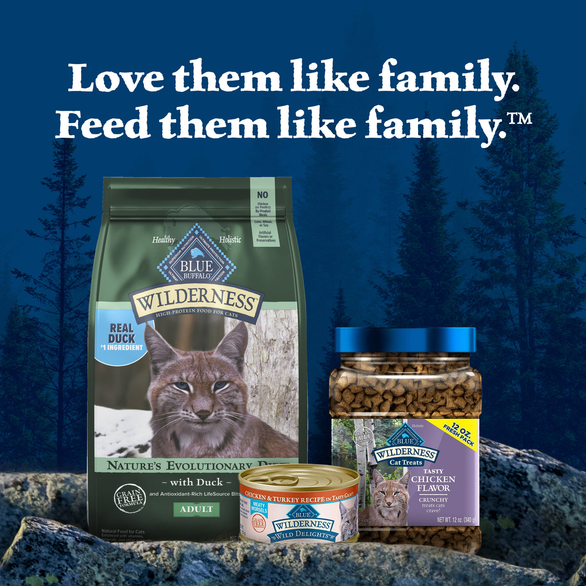 Blue Buffalo Wilderness Natural High-Protein, Grain-Free Dry Cat Food, Duck, 4-lb. Bag — product image 7