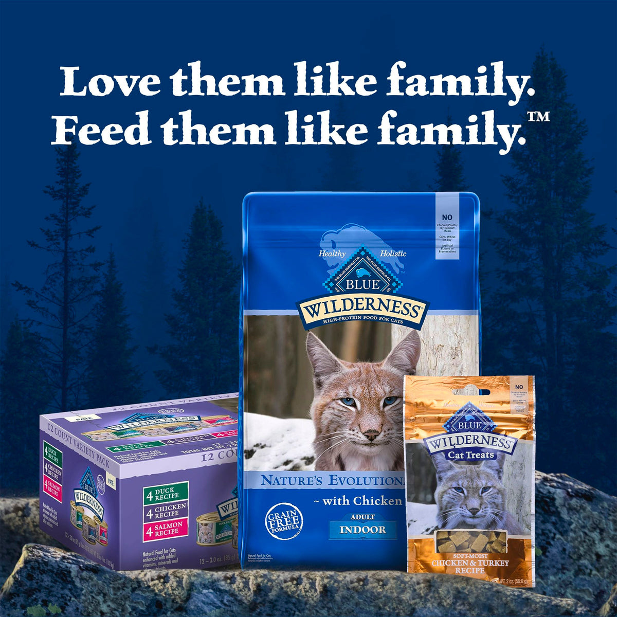 Blue Buffalo Wilderness Wild Delights Grain Free Wet Cat Food, Chicken & Turkey, 3oz Can — product image 9