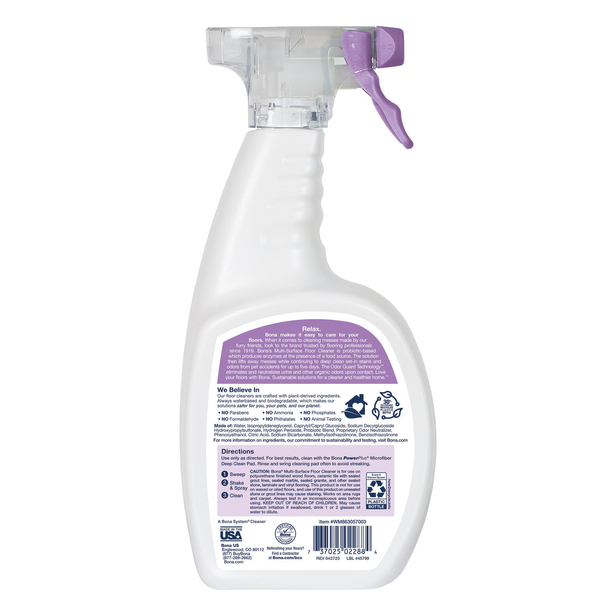 Bona® Pet System Multi-Surface Floor Cleaner, Pet Formulation 22oz — product image 3