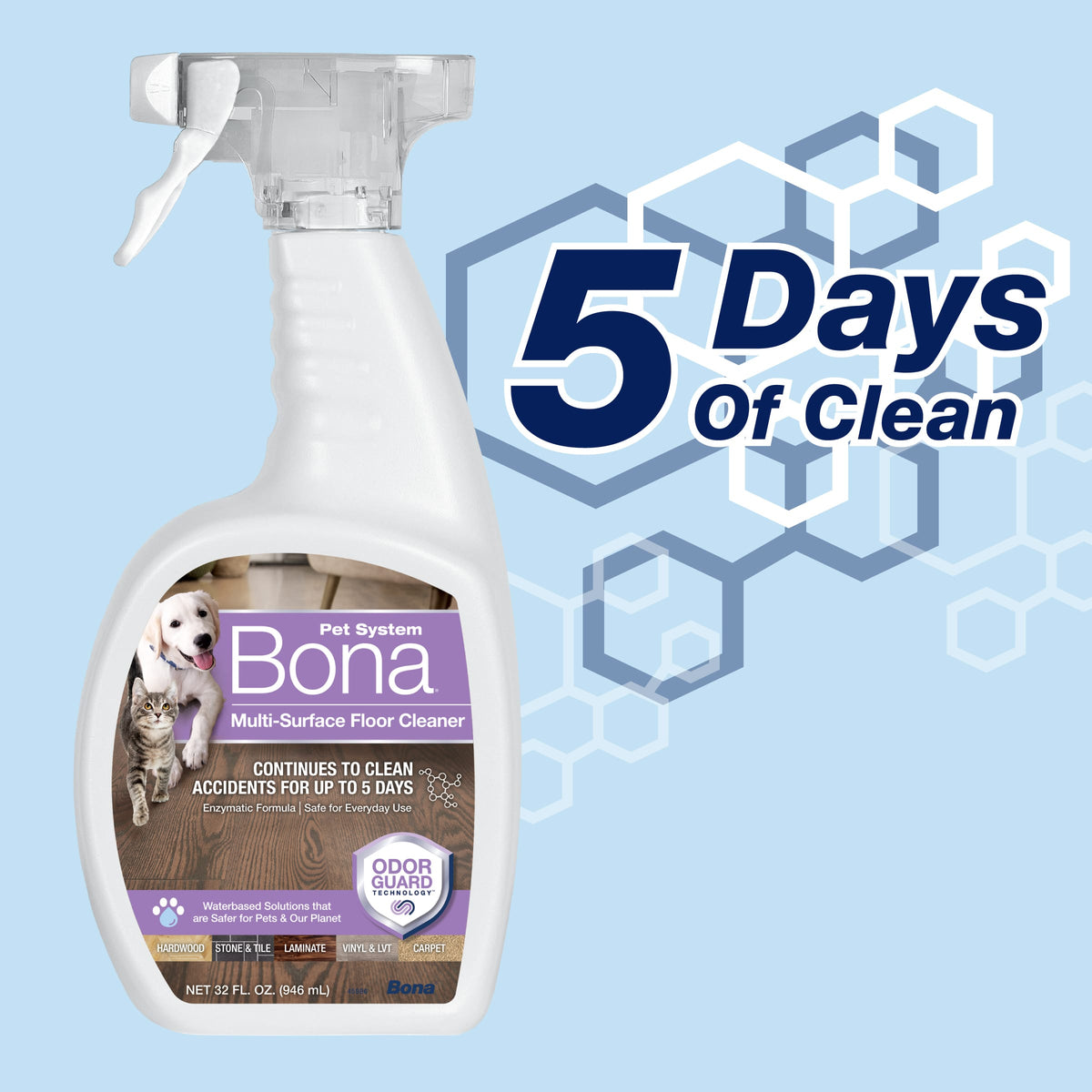 Bona® Pet System Multi-Surface Floor Cleaner, Pet Formulation 22oz — product image 5