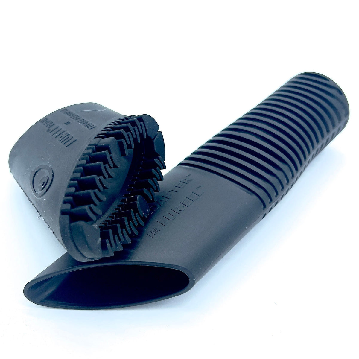 Buff Brite: Fur Eel Pro II (2.0) & Fang Adapter - Pet Hair Remover Vacuum Attachment - Dog-Cat Grooming & Cleanup Tool, Silicone Head, Carpet-Home-Car