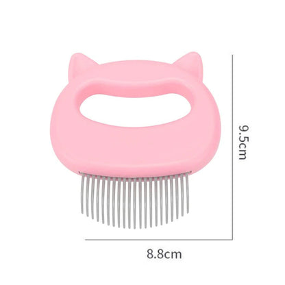 Cat Pet Hair Removal and Massaging Shell Comb Brush - 2 Pack — product image 3