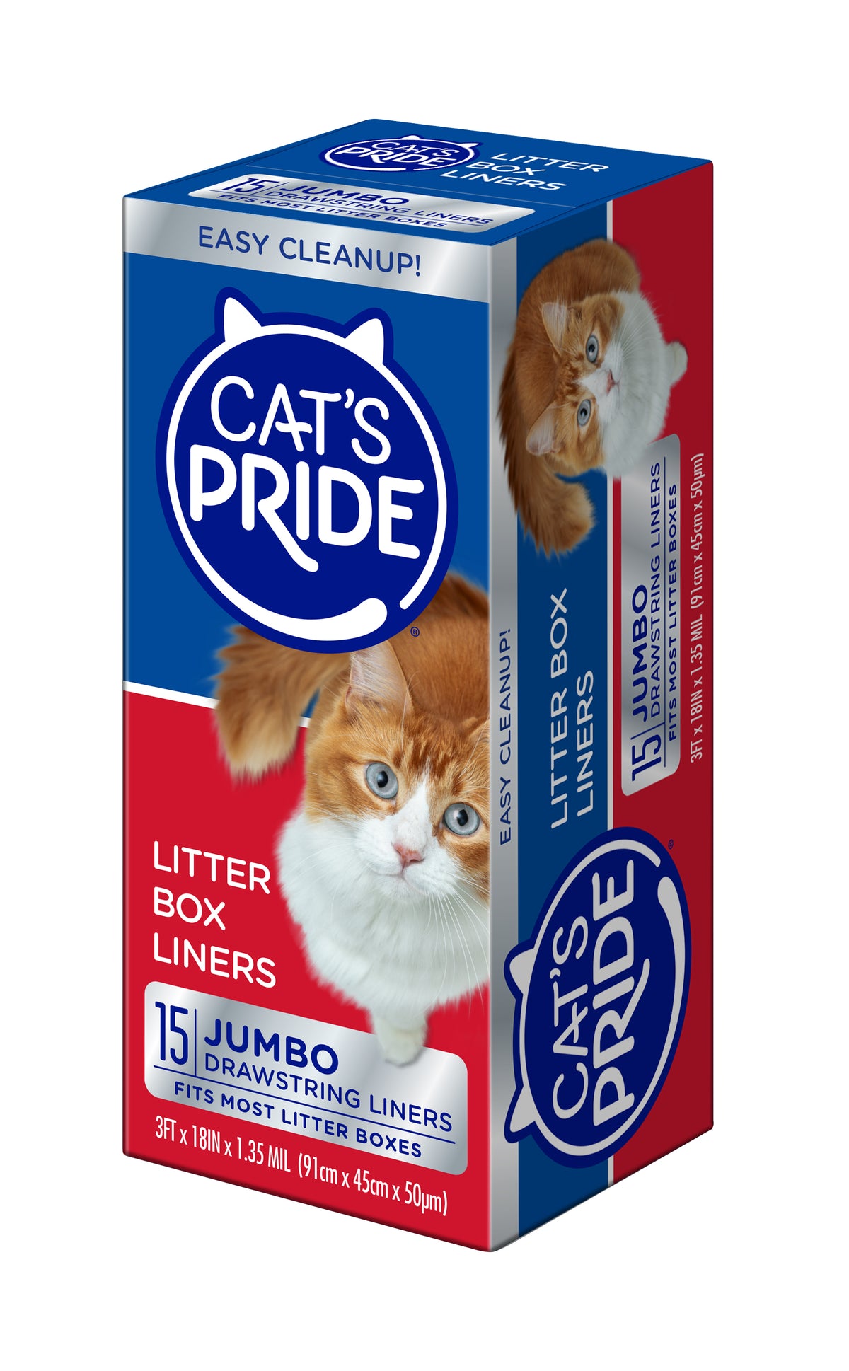 Cat's Pride Cat Litter Box Liners with Drawstring, Jumbo, 15 Count — product image 3