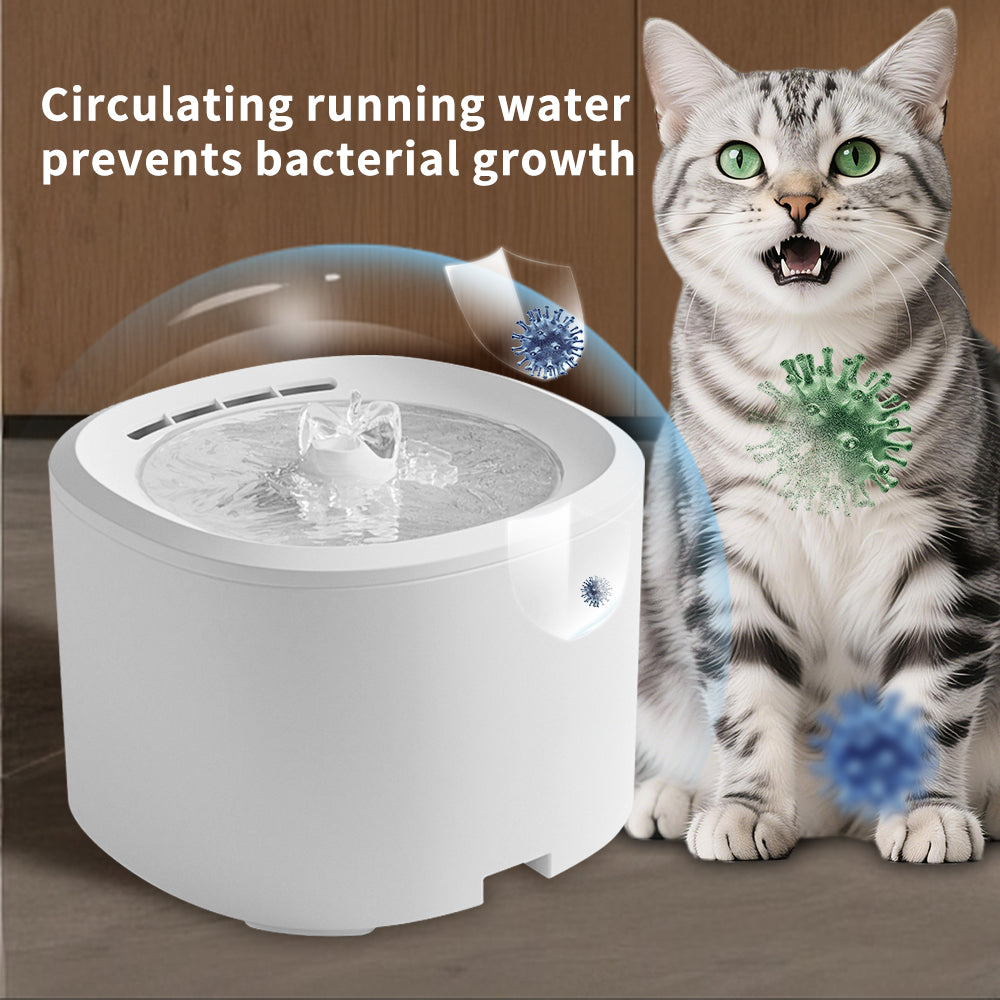 Cat Water Fountain, Automatic Super Silent Pet Drinking Dispenser Dog Water Bowl Dispenser for Indoor, 3L — product image 3