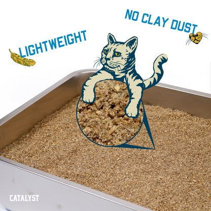 Catalyst Pet Cat Litter, 34 lb — supplier feature illustration