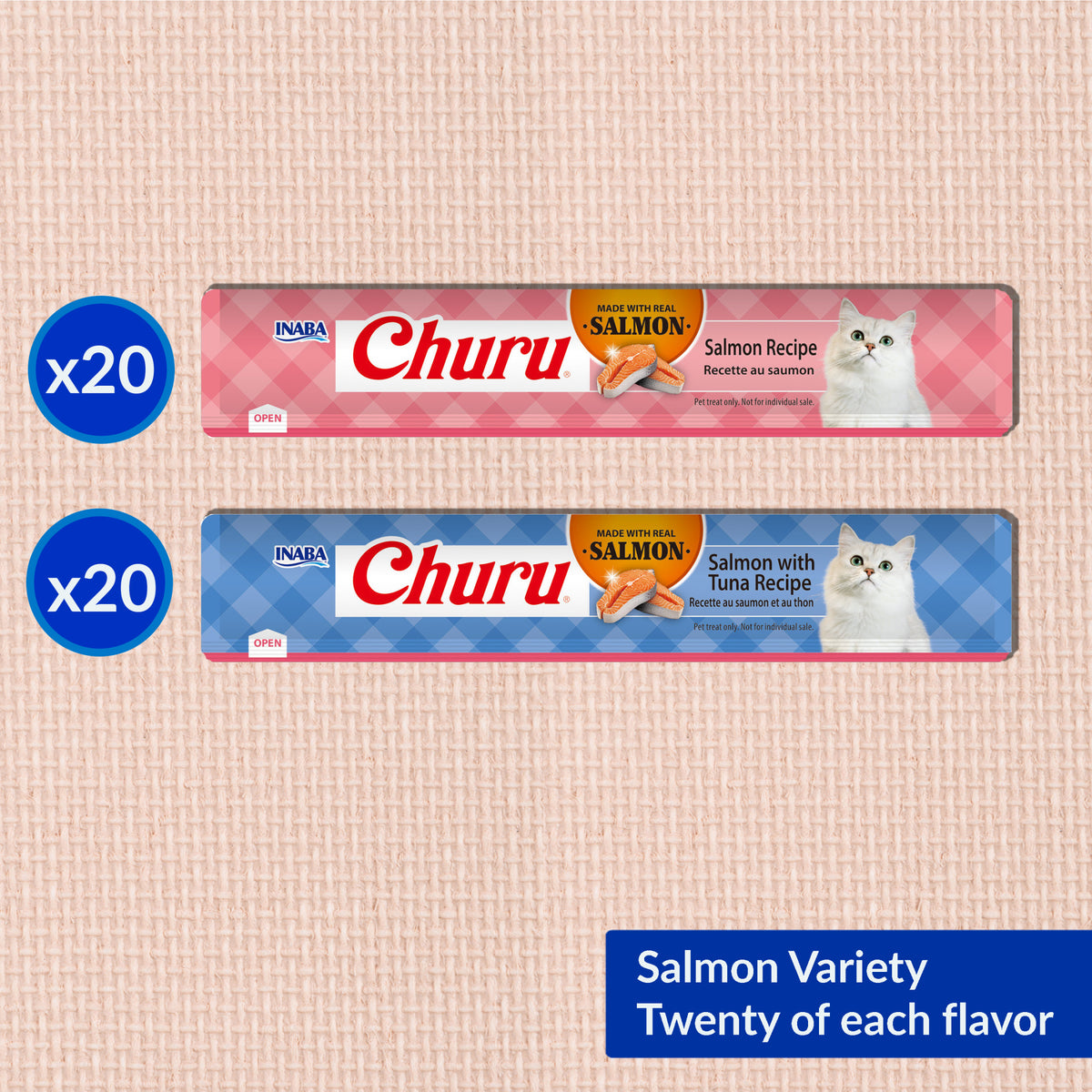 Churu 40ct Salmon Variety — product image 3