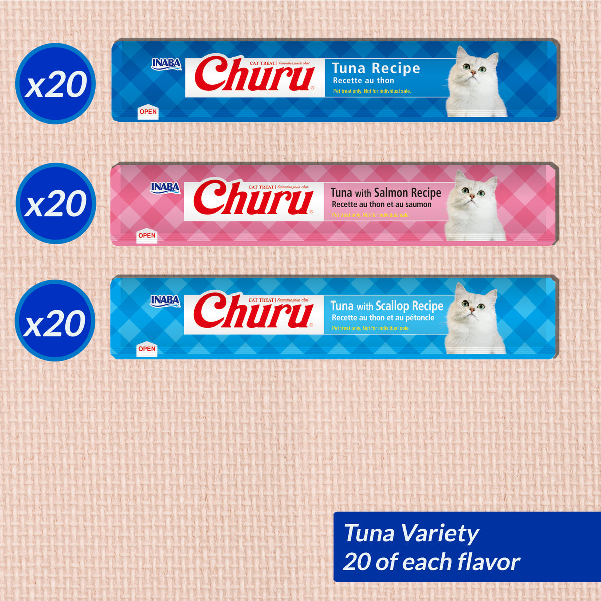 Churu Tuna Variety Pack 60 Tubes — product image 3