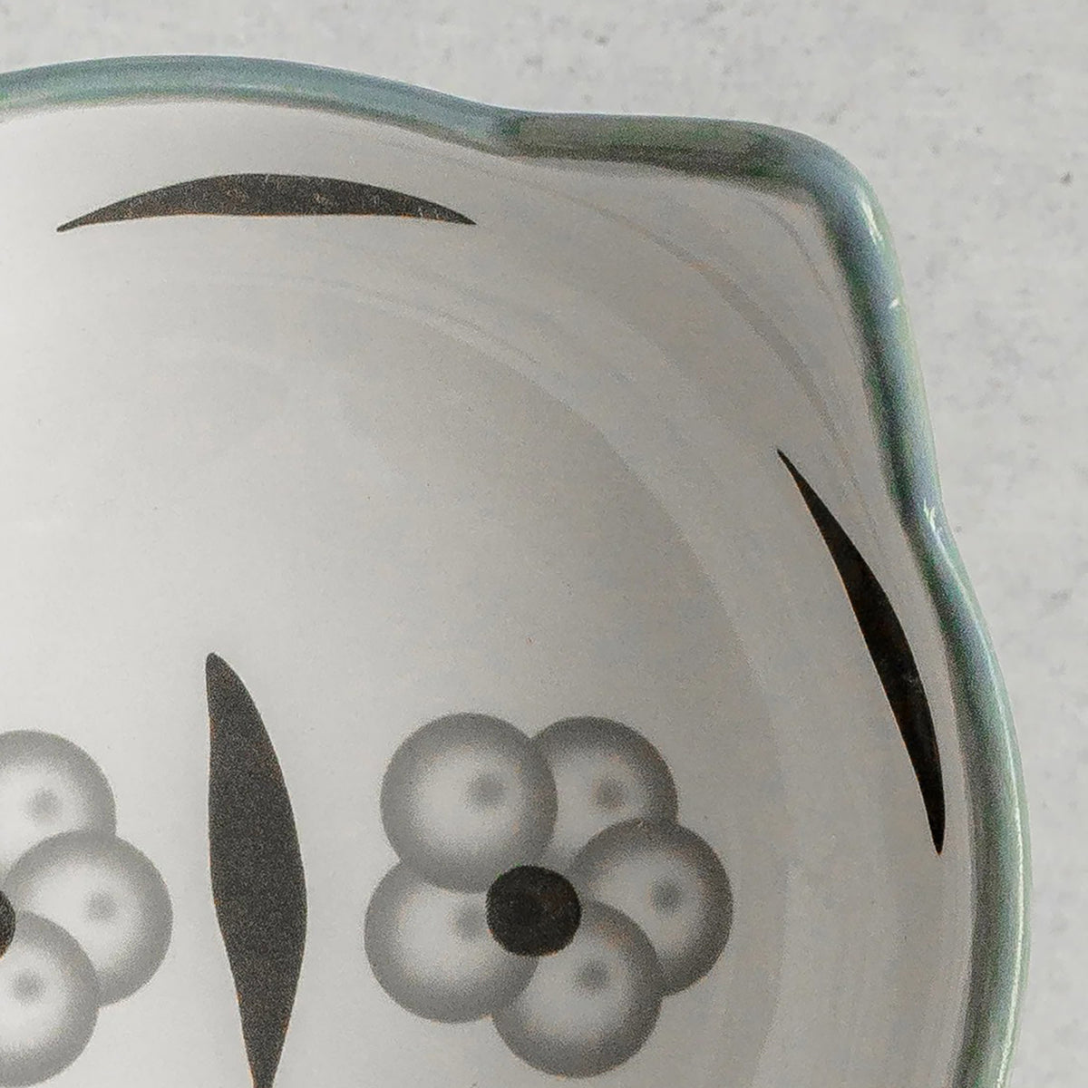 Dexypaws: Elevated Ceramic Cat Bowl - Floral White & Black - 7oz, Pet Feeding Dish, Meals, Food & Water, Ergonomic Height, Stylish, Shallow& Raised — product image 6