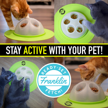 Franklin Pet Supply Interactive Cat Digging Slow Feeder Bowl - Toy Cat Bowl for Treats + Food - Scratching Bowl Slow Feeder - Interactive Toy + Slow Feeder Bowl for Cats + Kittens — product image 11