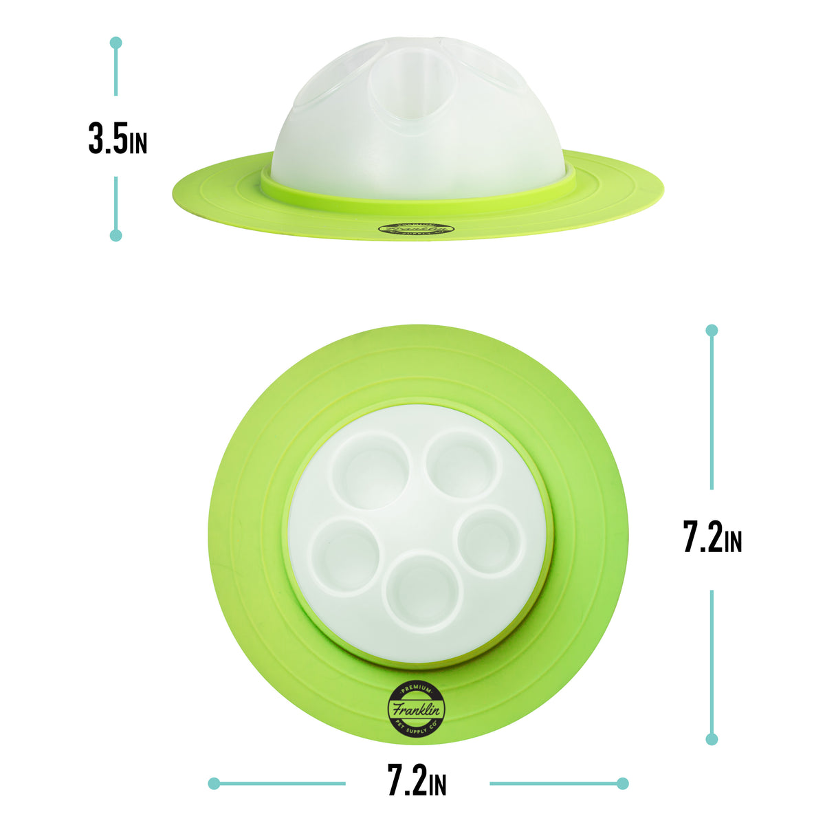 Franklin Pet Supply Interactive Cat Digging Slow Feeder Bowl - Toy Cat Bowl for Treats + Food - Scratching Bowl Slow Feeder - Interactive Toy + Slow Feeder Bowl for Cats + Kittens — product image 2