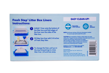 Fresh Step Drawstring Litter Box Liners Unscented, Large Size, 30" x 17" - 15 Count — product image 3