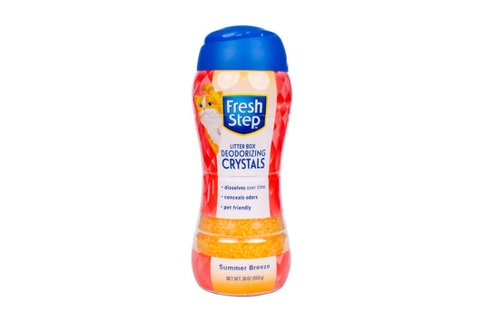 Fresh Step Litter Box Scent Crystals in Summer Breeze, 30oz