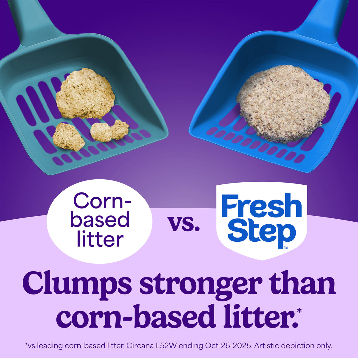 Fresh Step Simply Multi-Cat Clumping Cat Litter, Unscented, 22 lb Box — product image 4
