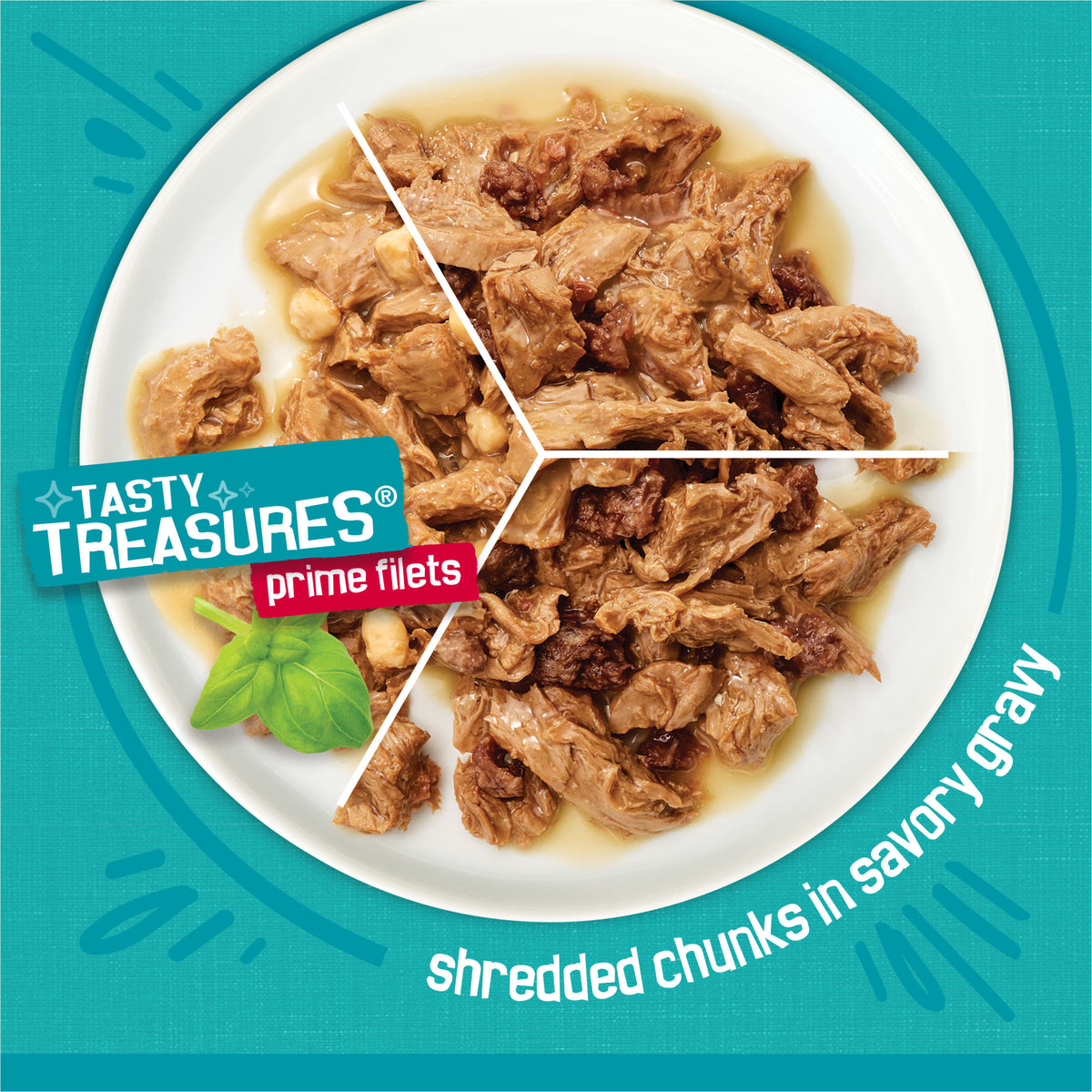Friskies Gravy Tasty Treasures Prime Filets, Wet Cat Food, 5.5 oz Cans, 12 Pack — product image 3